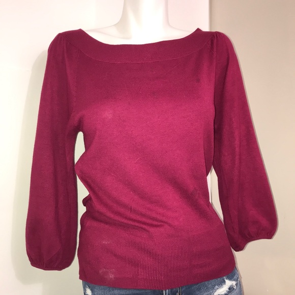 Atmosphere Plumberry MixBlend Full Sleeved Sweater - Picture 3 of 14